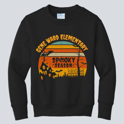 Youth Crewneck - Fall Holidays - Haunted House Thumbnail