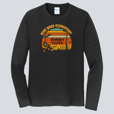 Adult Long Sleeve Shirt - Fall Holidays - Haunted House Thumbnail