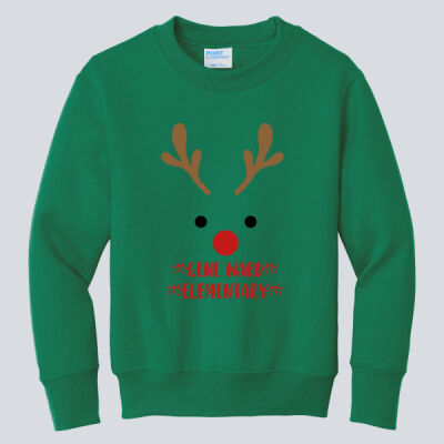 Youth Crewneck - Winter - Reindeer  Thumbnail