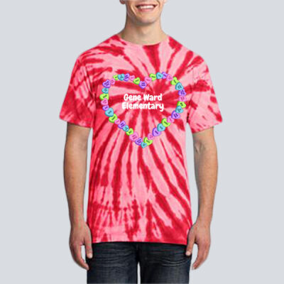 Adult Tie-Dye T-Shirt - Spring - Valentine's Heart Thumbnail